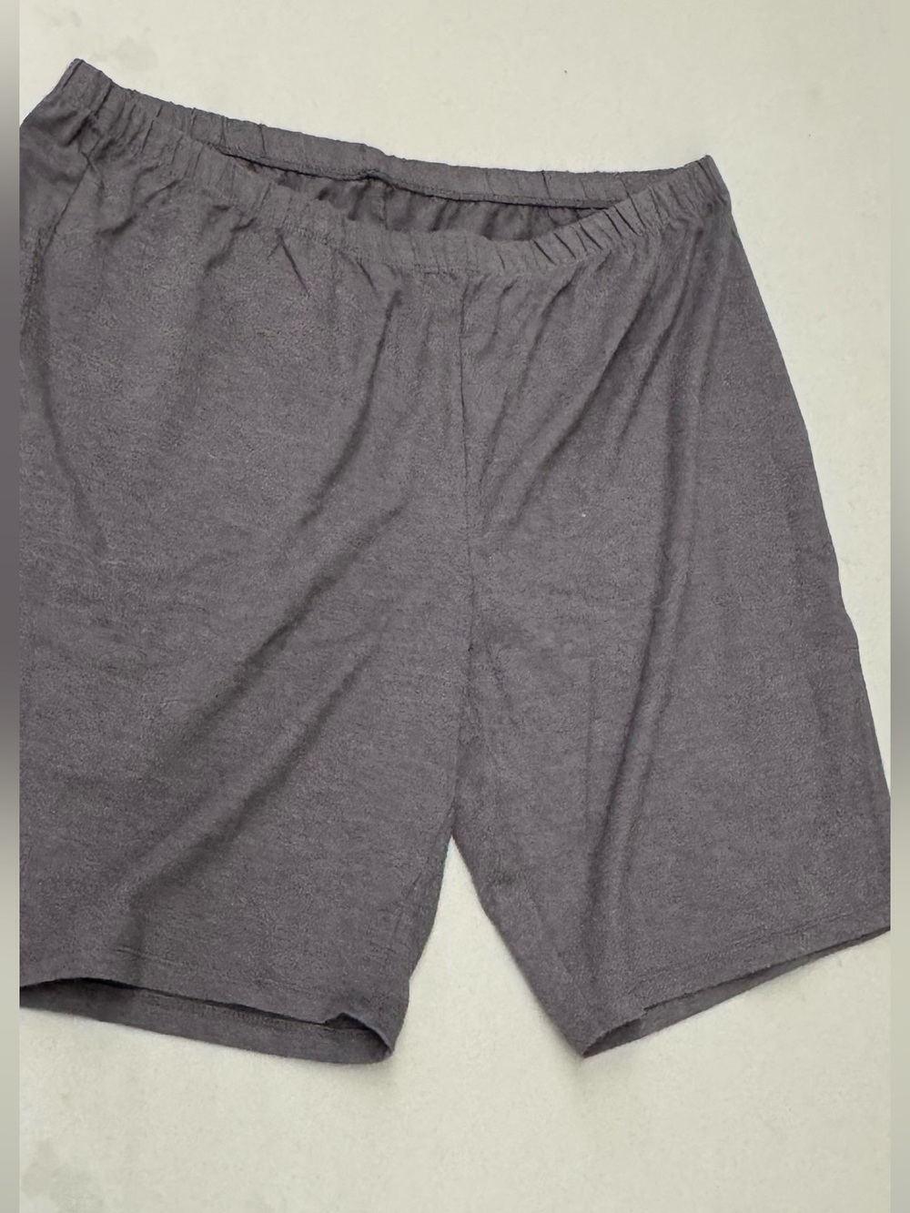 Just My Size Gray High-Waist Women's Lounge Shorts